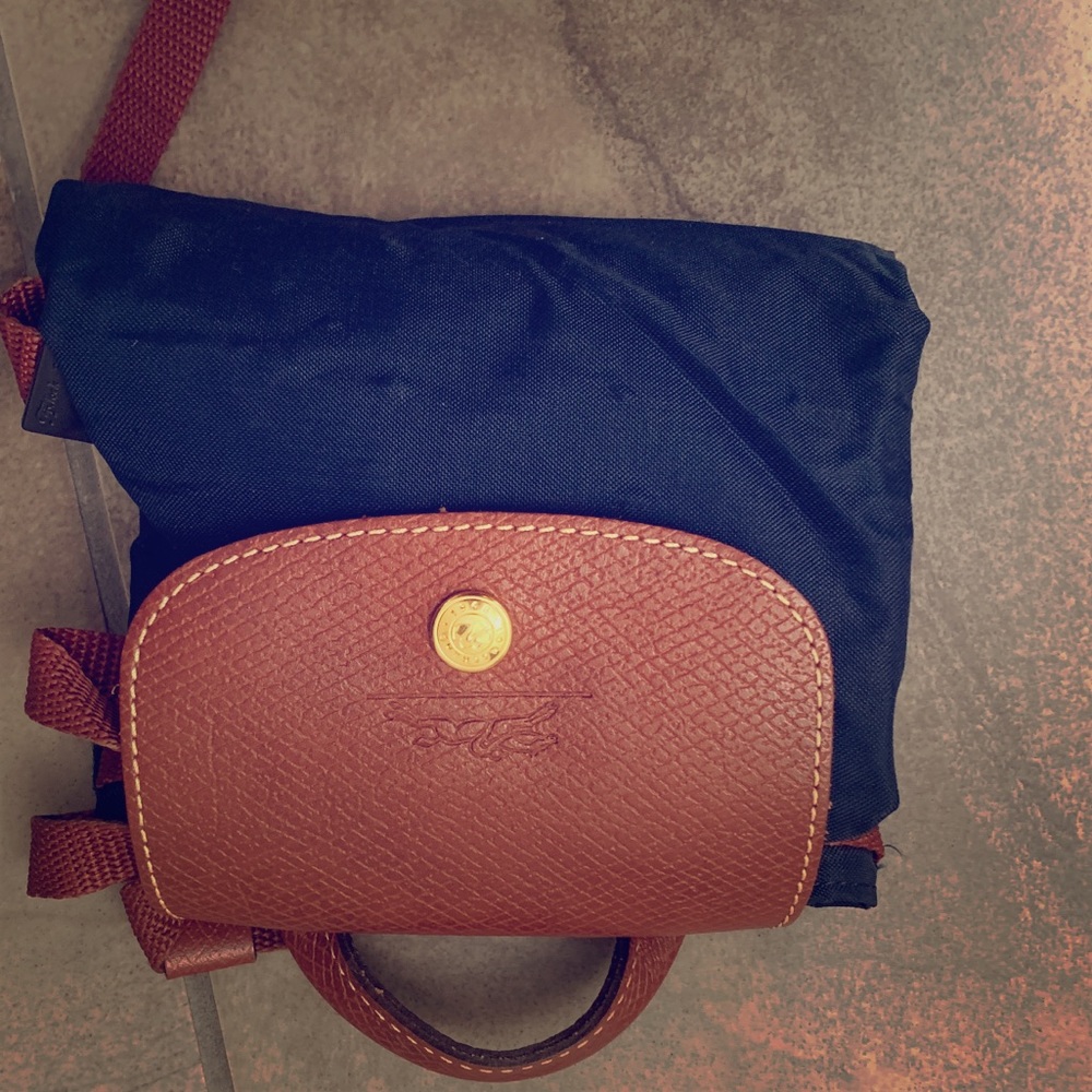 Long Champ navy backpack